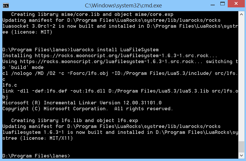 GitHub - rexdf/LuaWindowsBuildScript: Build latest Lua5.3 for Windows ...