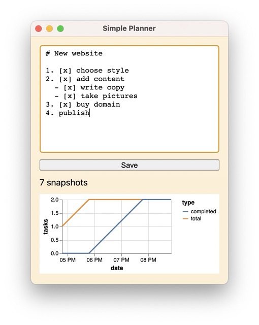Desktop app