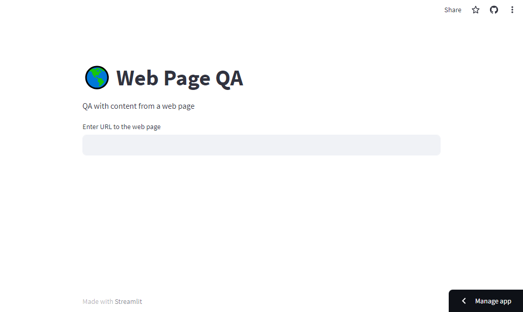 Web Page QA App Screenshot