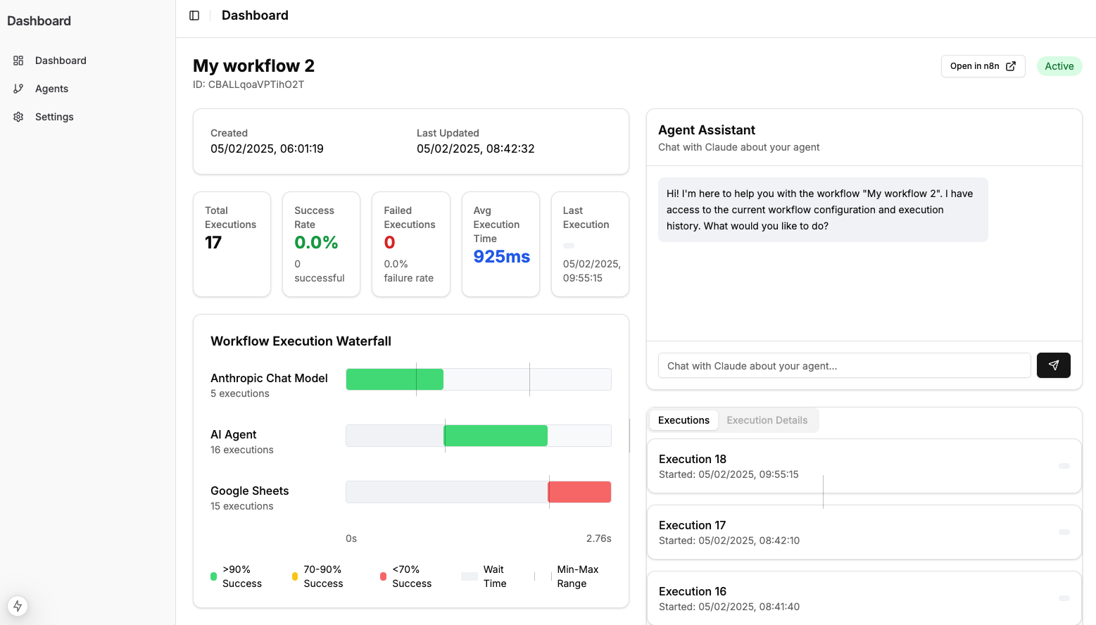 AI Agent Chat Interface