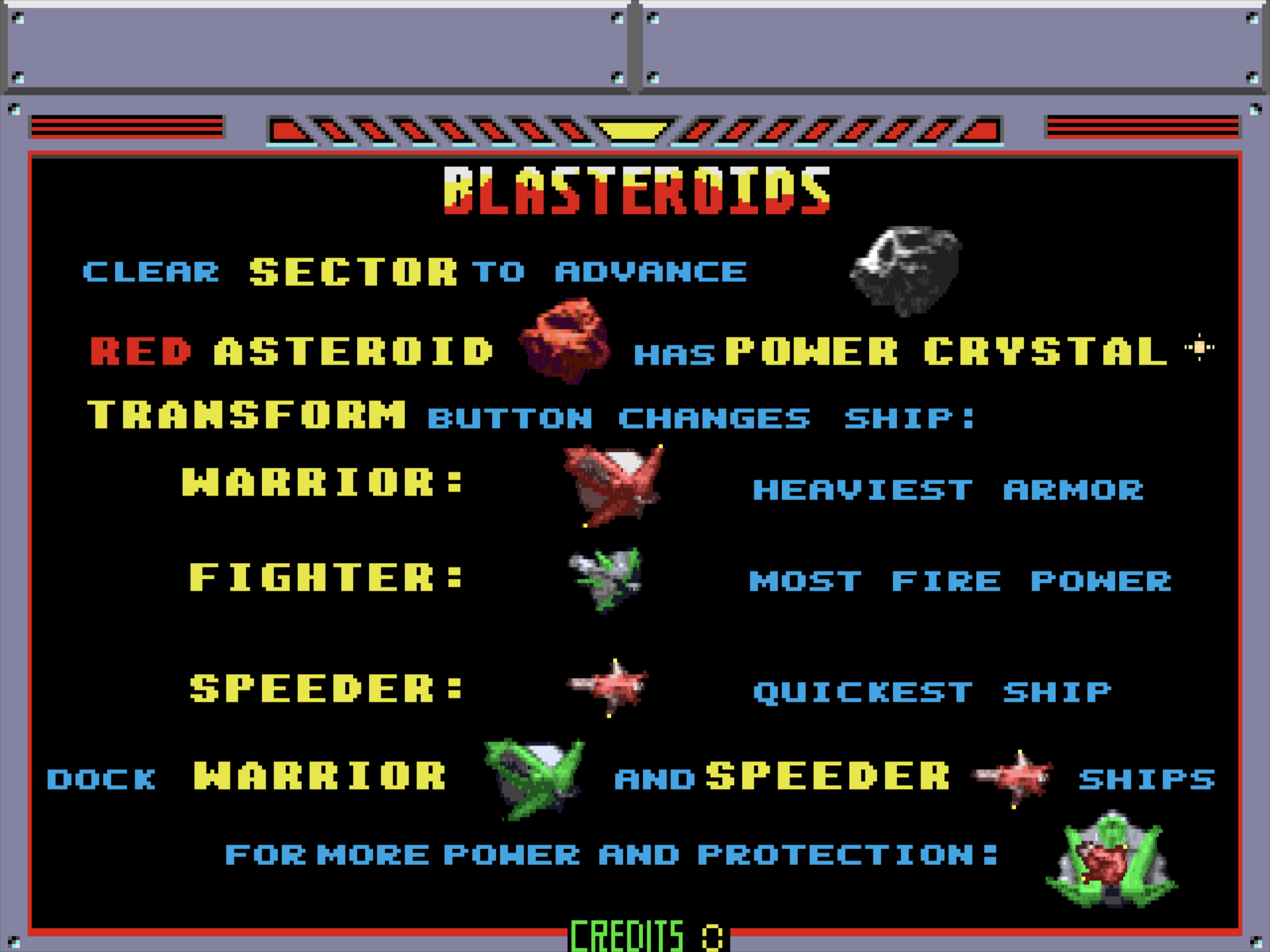 Blasteroids Objectives