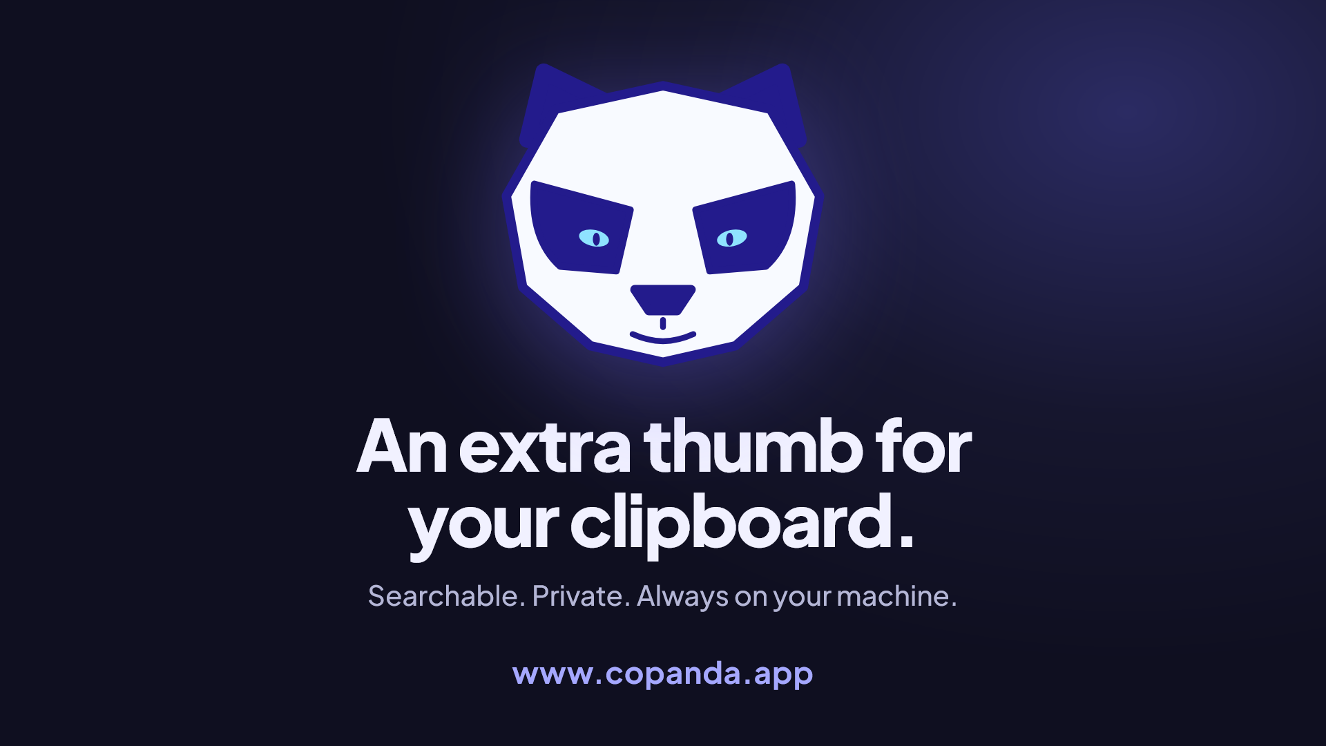 CoPanda, an extra thumb for your clipboard