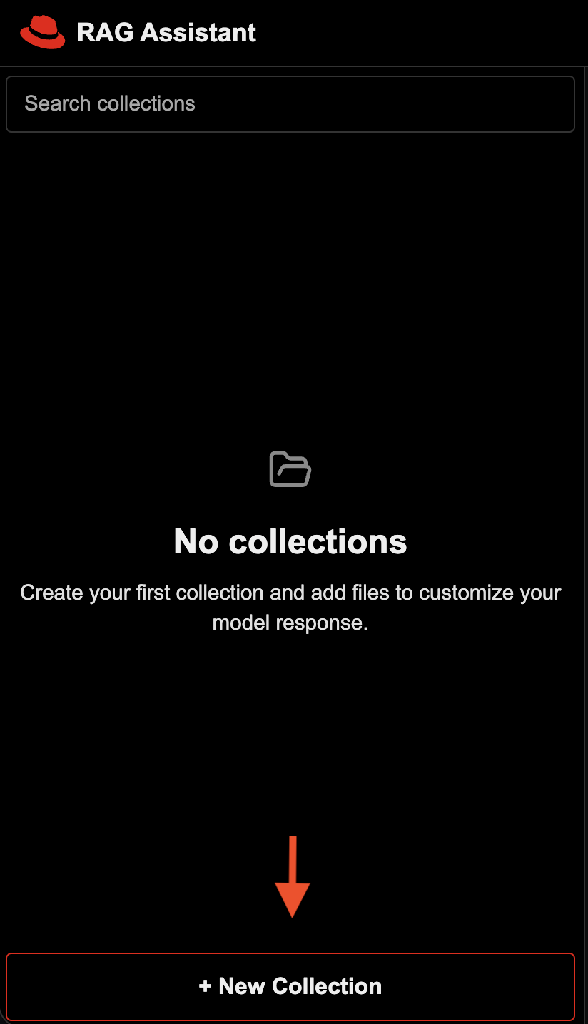 UI button to add new collection