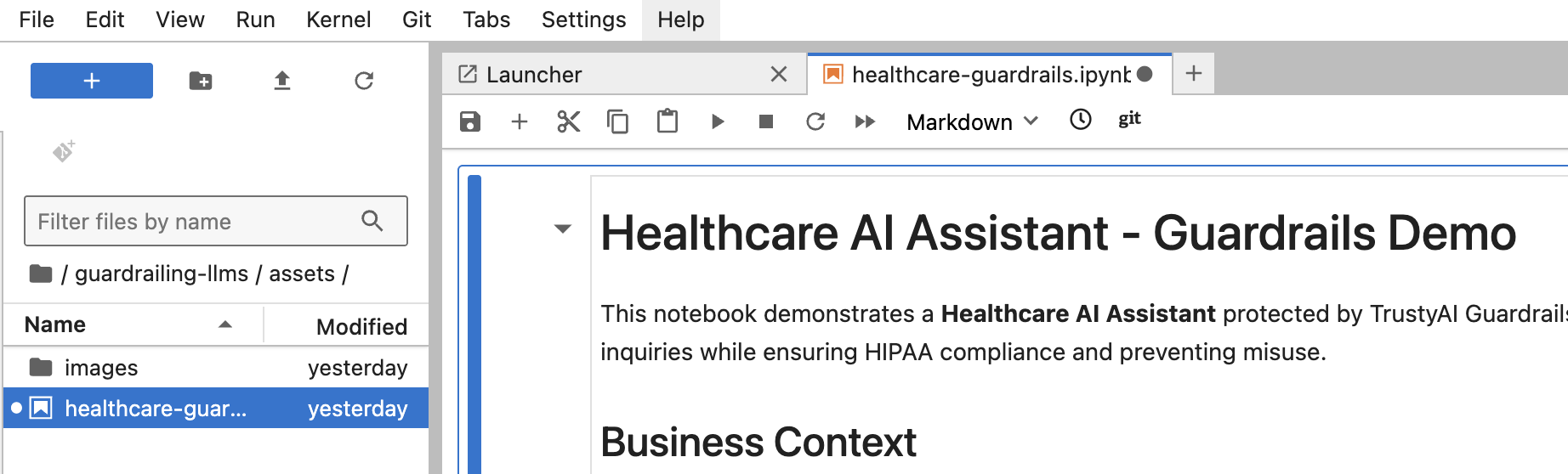 OpenShift AI Jupyter Notebook