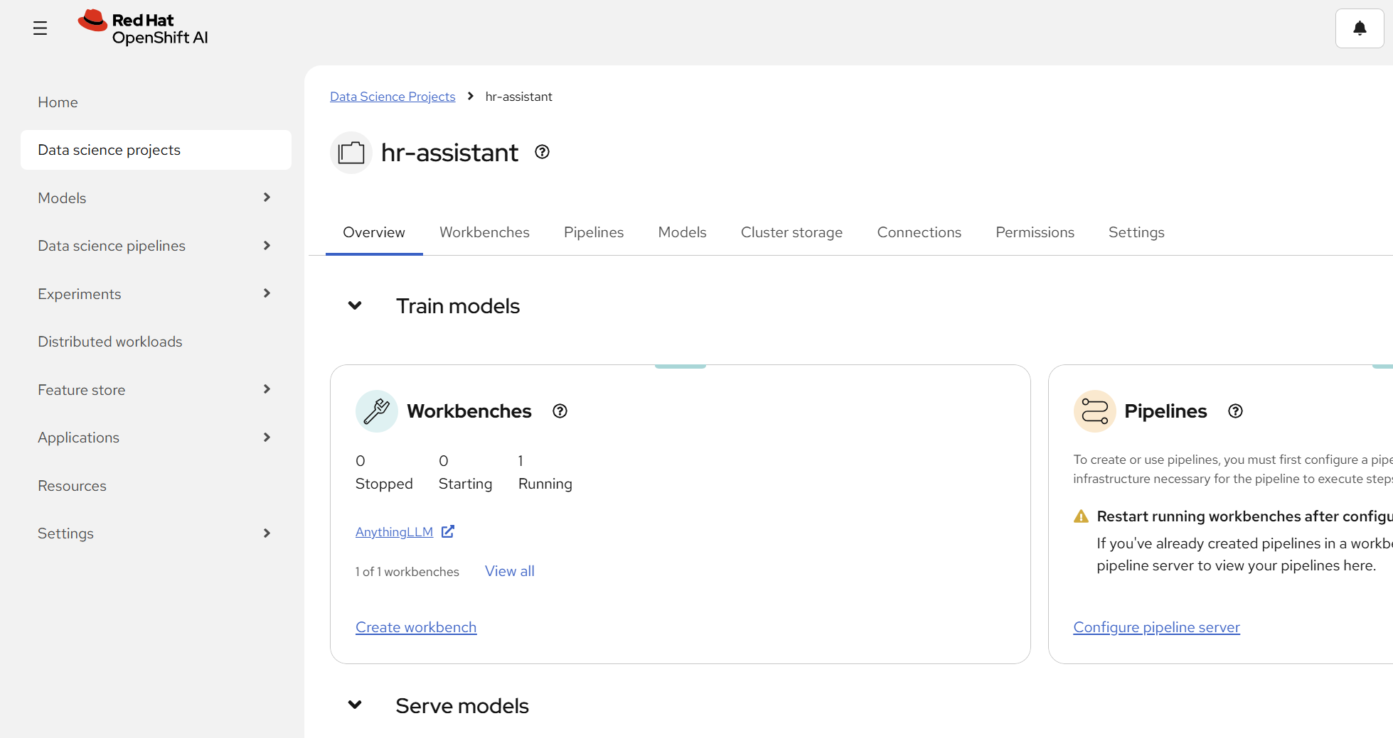OpenShift AI Projects
