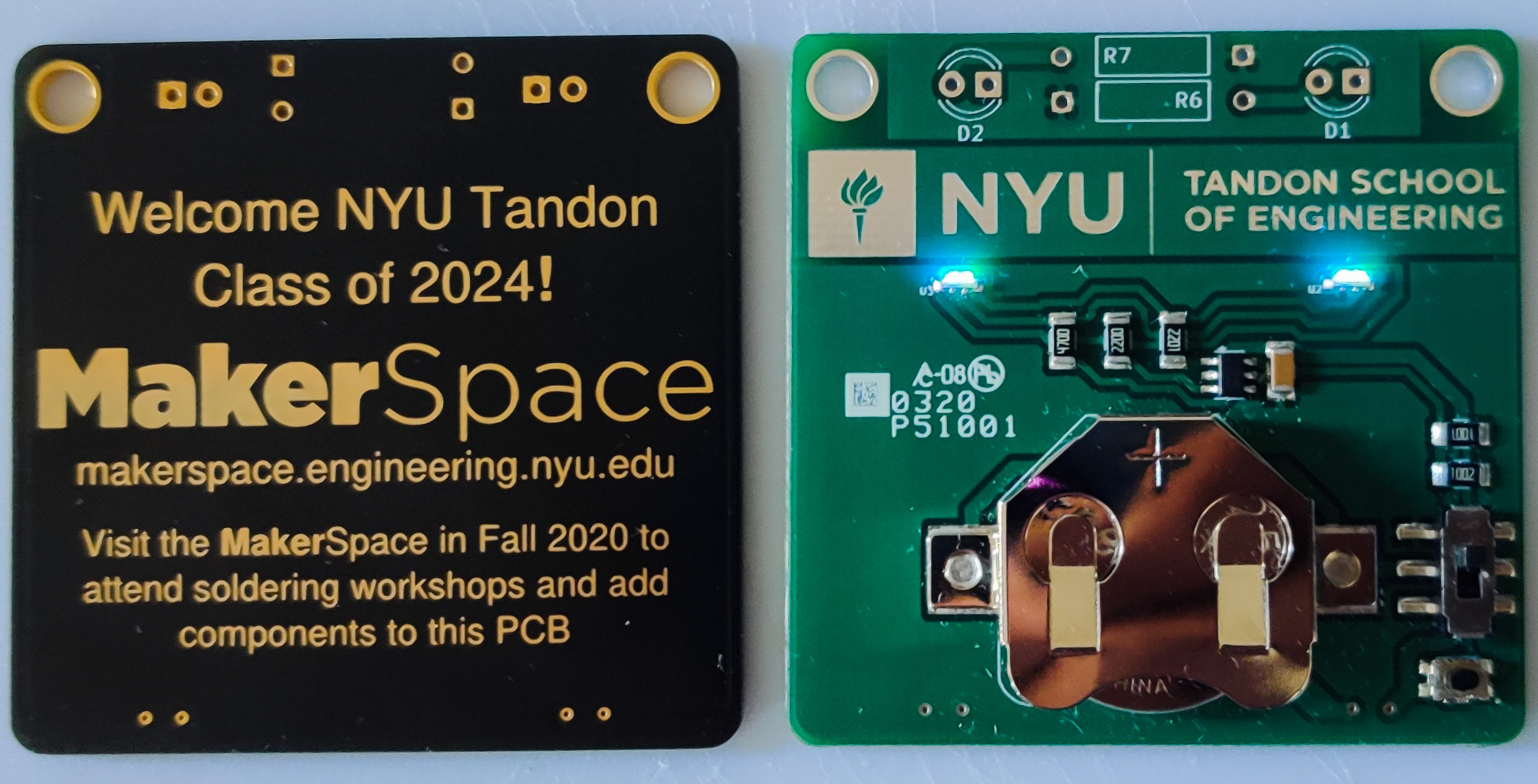 RGB Blinky Keychain, from the project README