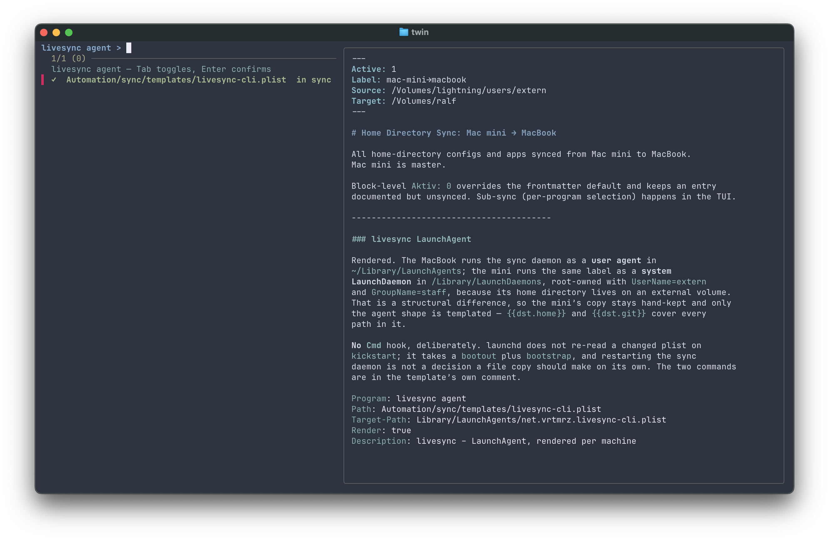 Stage 2 —
|
|
68
|
+
![Stage 2 — a rendered LaunchAgent entry with apex preview