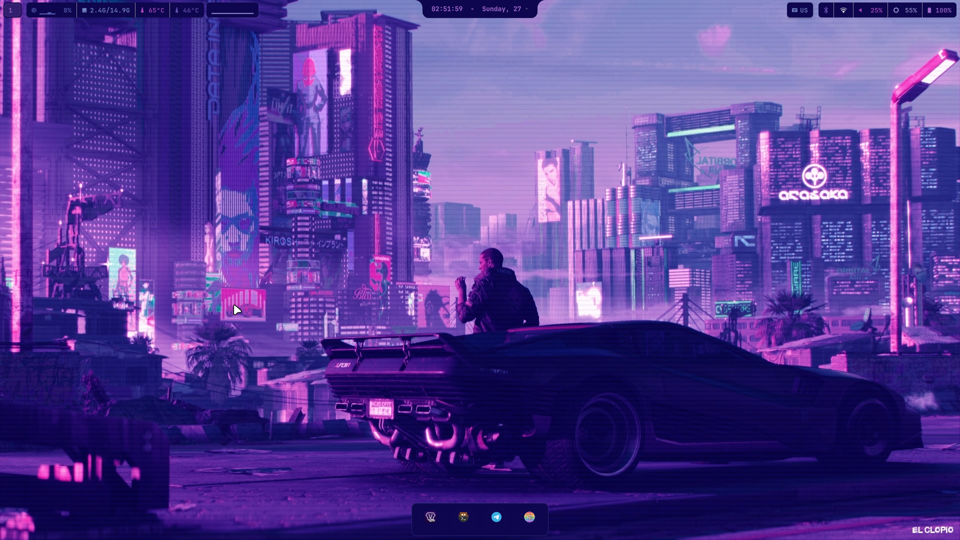 Cyberpunk theme