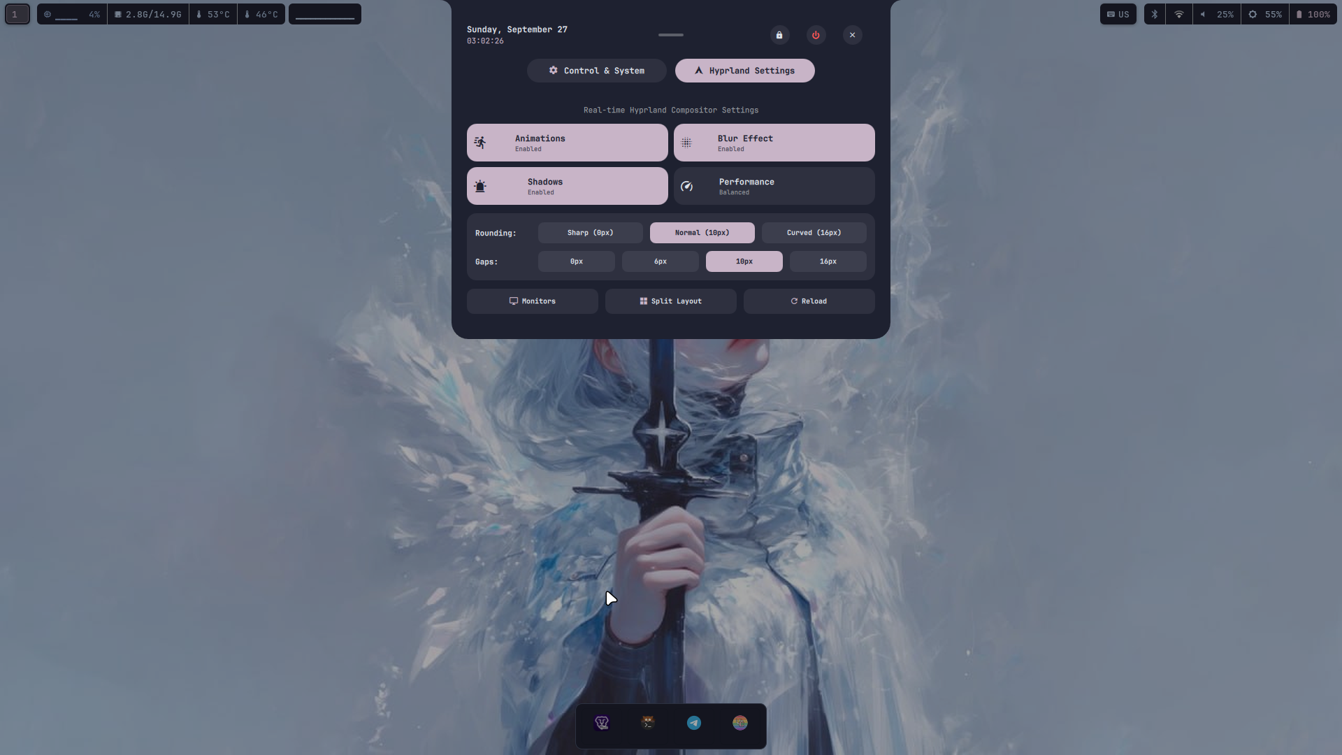 Hyprland settings full