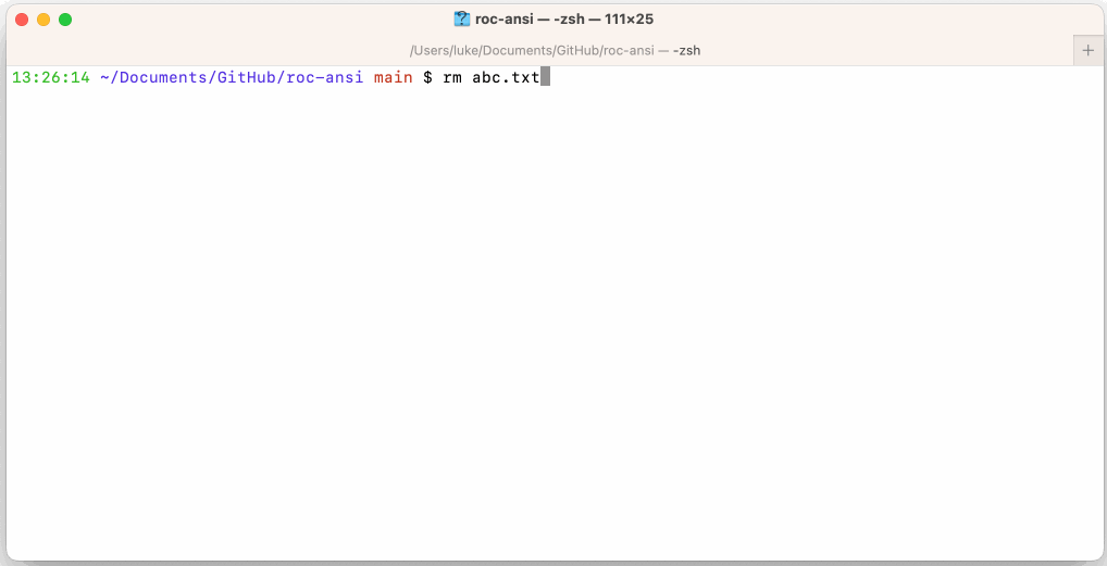 example output showing the text editor demo