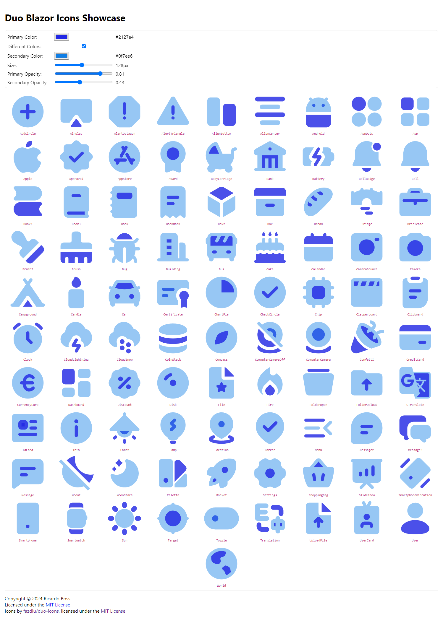 Full Icon Set