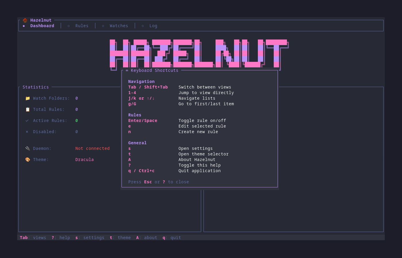 Help Screen