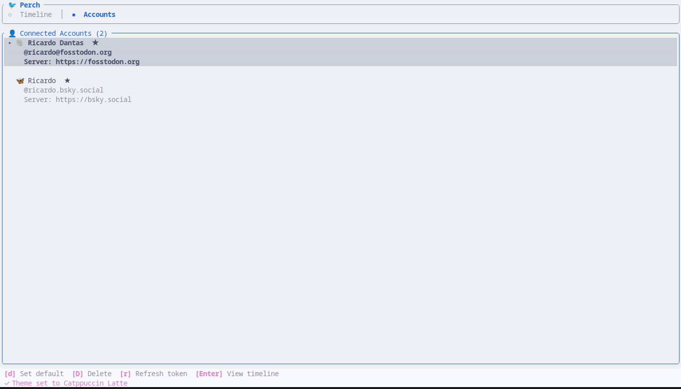 Accounts View