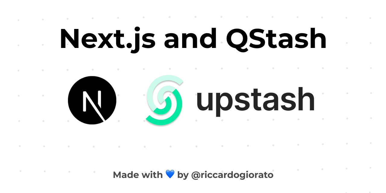Next.js and QStash together!