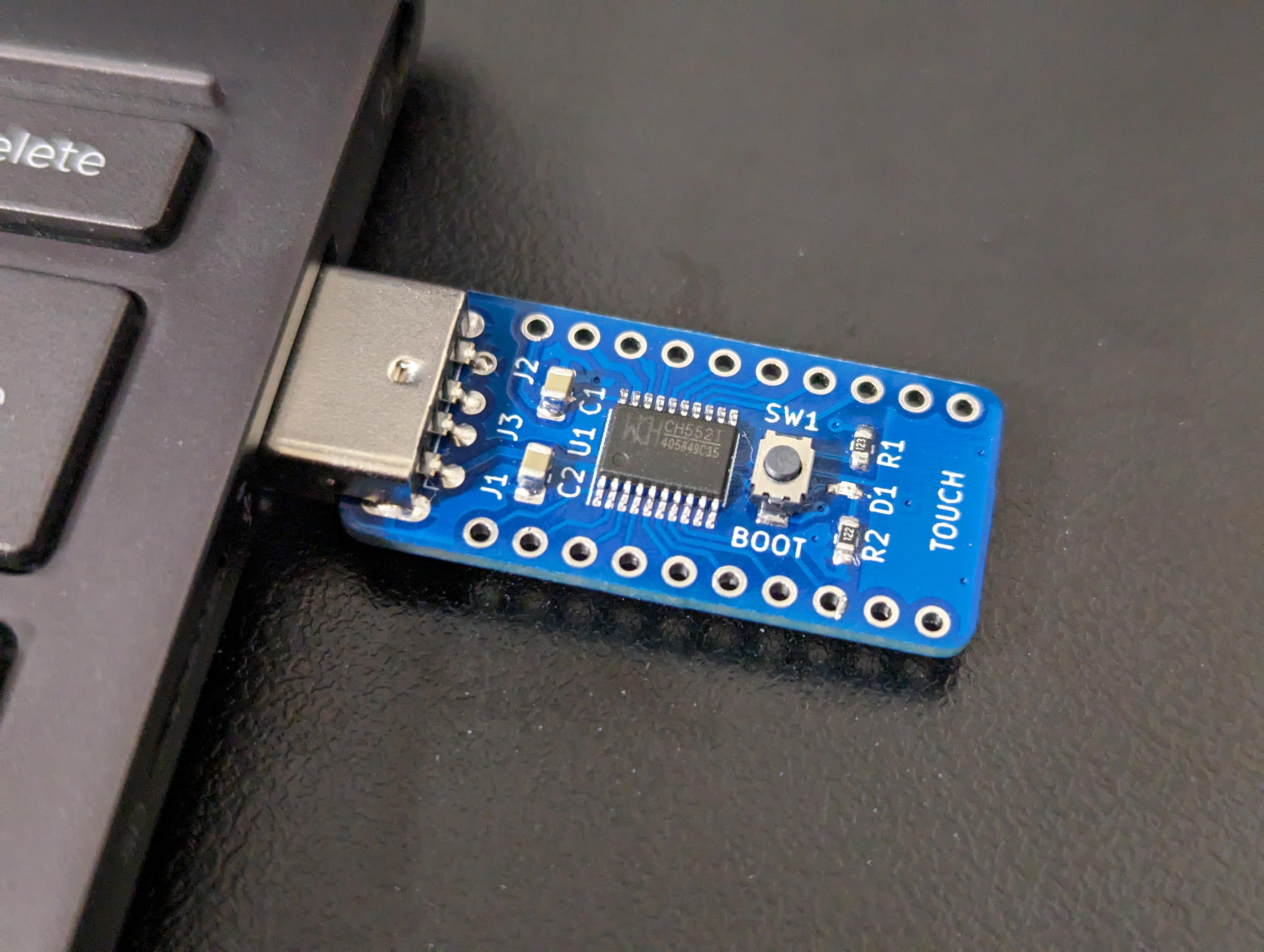 Development board ch552, from the project README