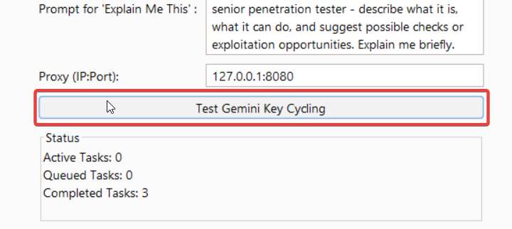 Key-rotation test initiated