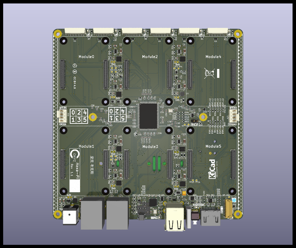 Hexa-Pi, from the project README