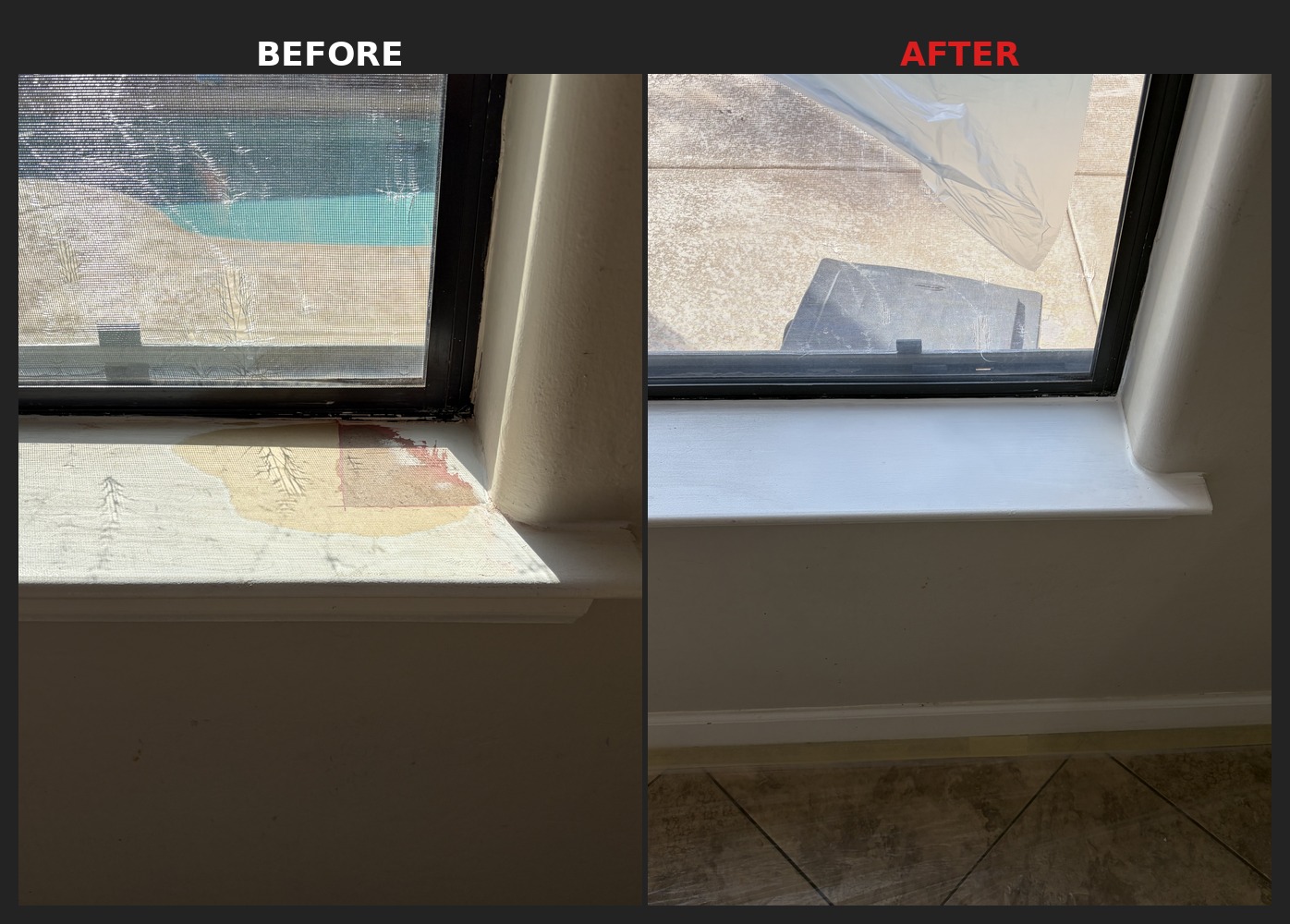 Interior Window Sill