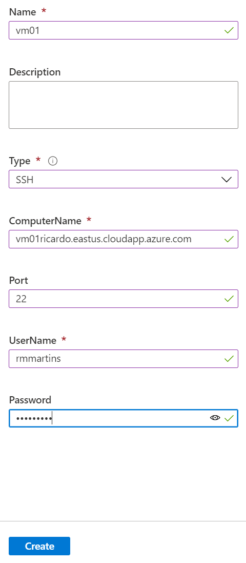 sshconnectionparameters