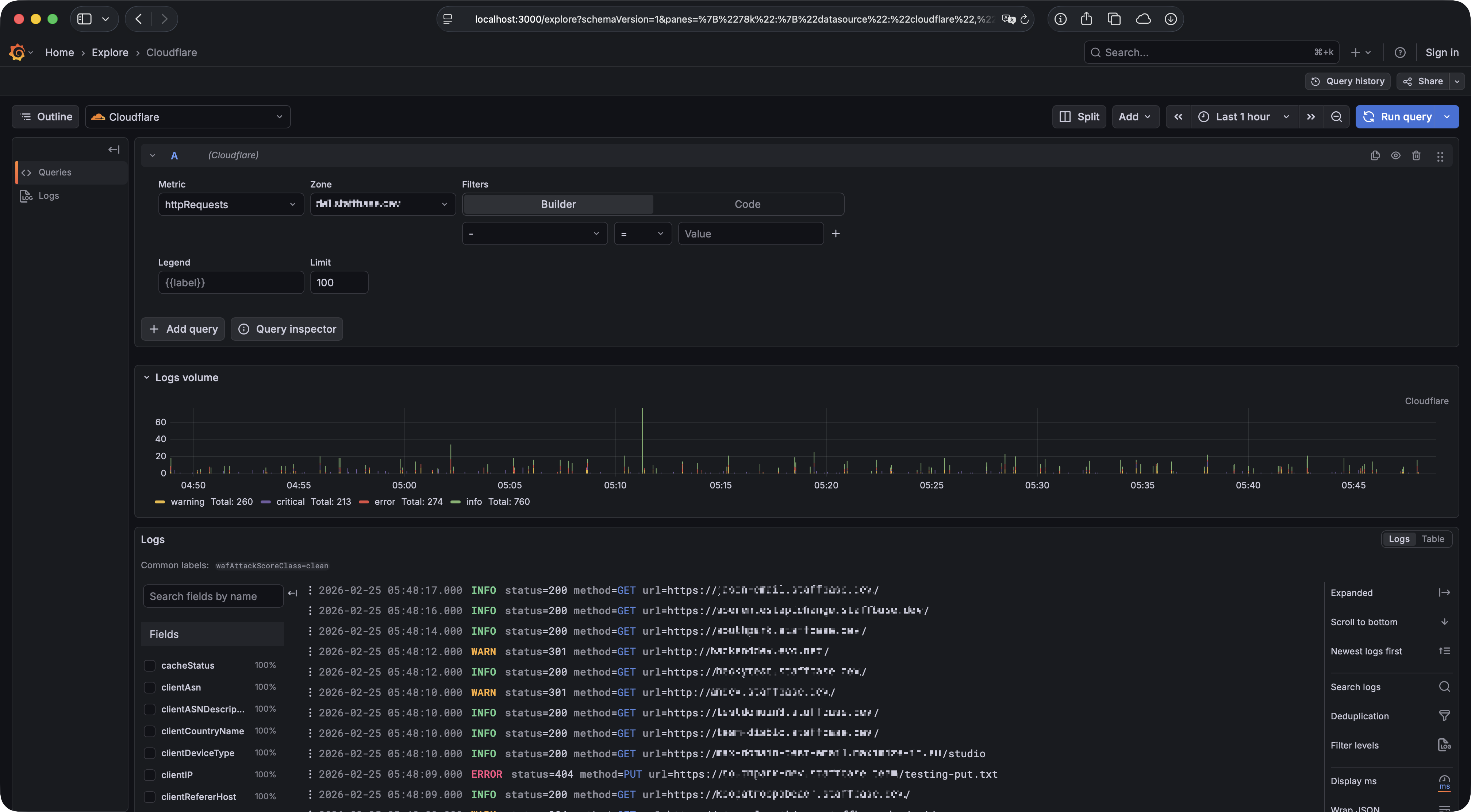 GitHub - ricoberger/grafana-cloudflare-plugin: Cloudflare plugin for ...