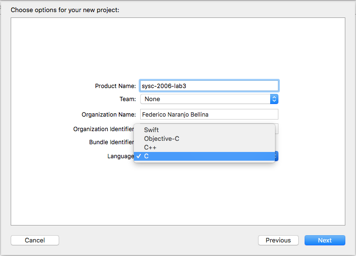 xcode-project-language