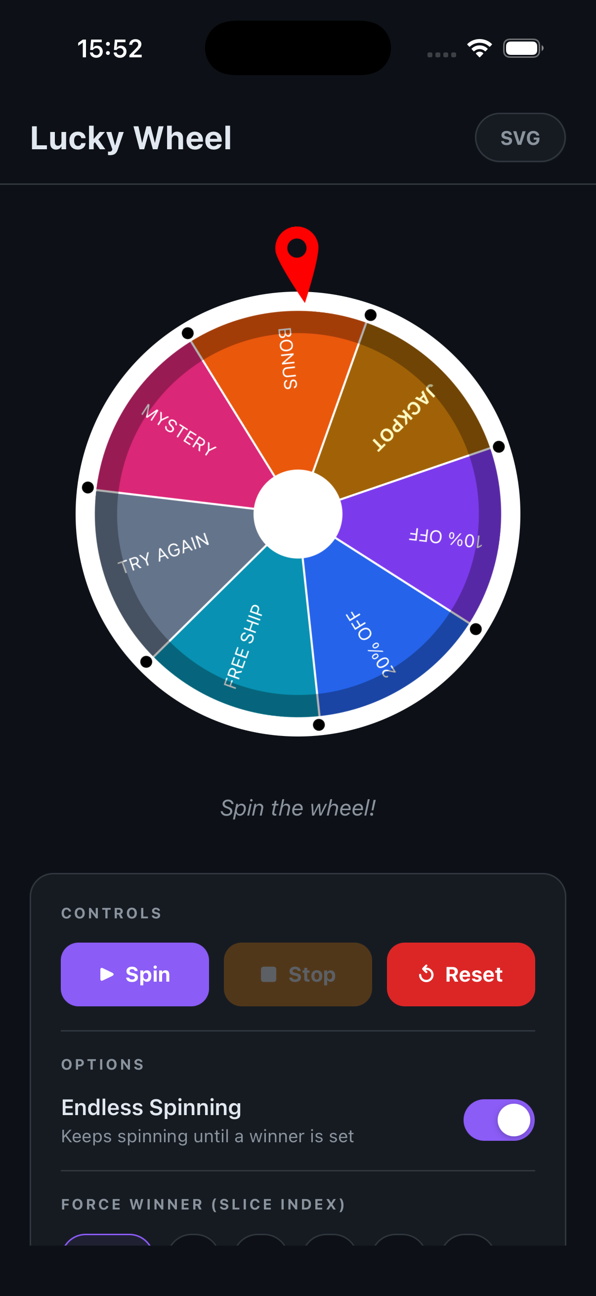 SVG wheel example