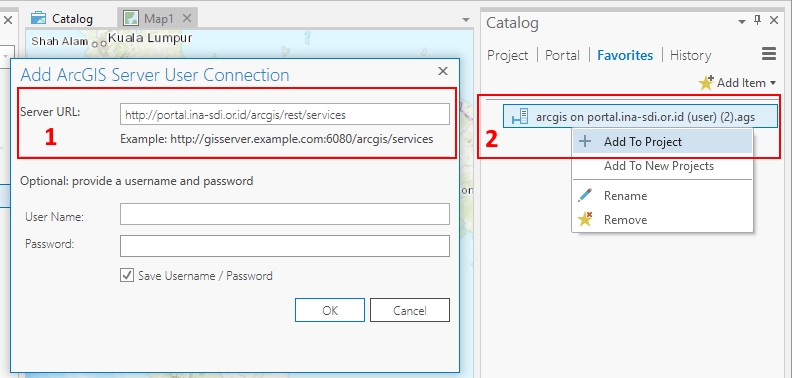 Add ArcGIS Server