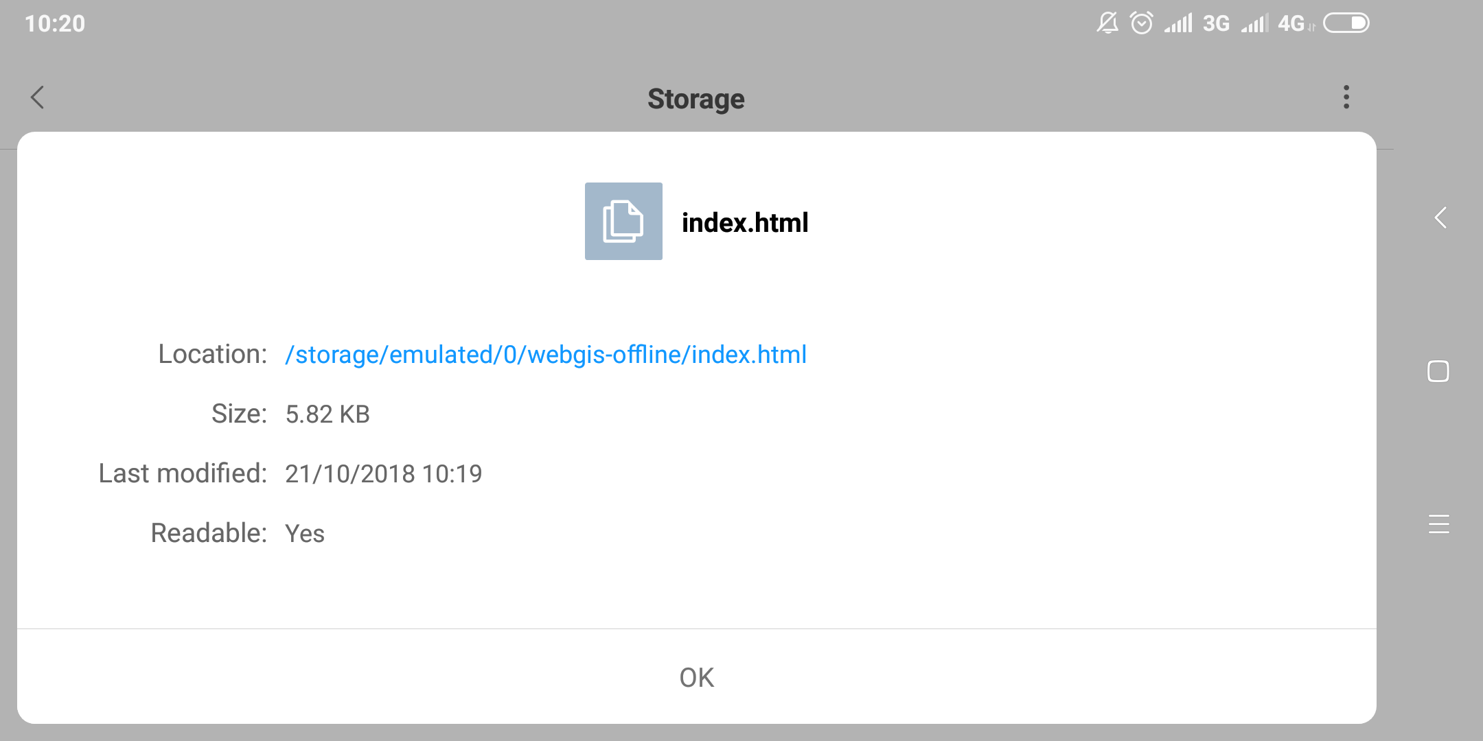 Tutorial Membuka Local Offline Index html webgis webmap di Browser Smartphone