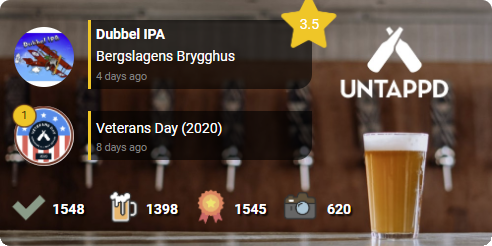 Untappd Card