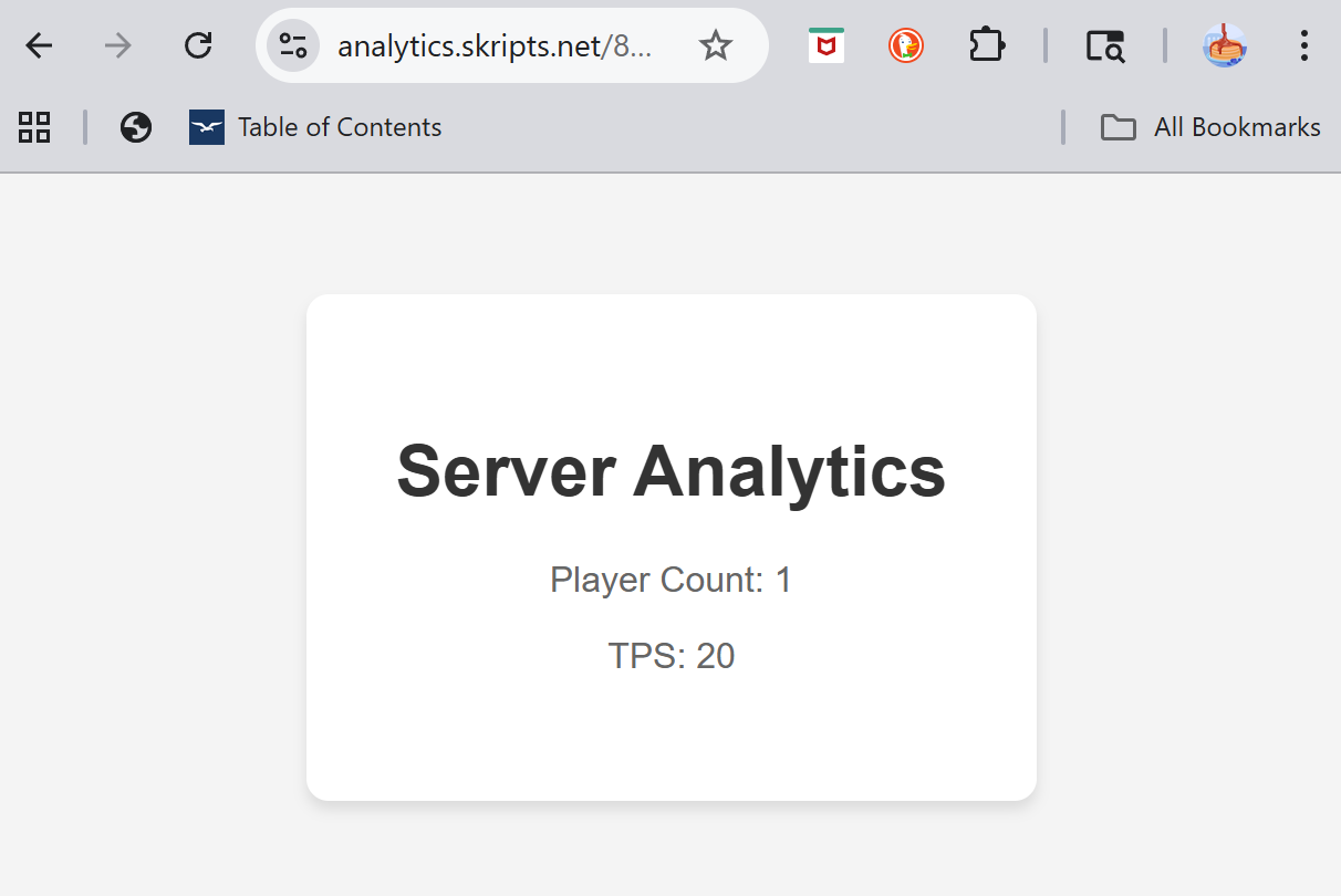 Skript Analytics Page