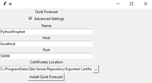 Qwik Forecast
