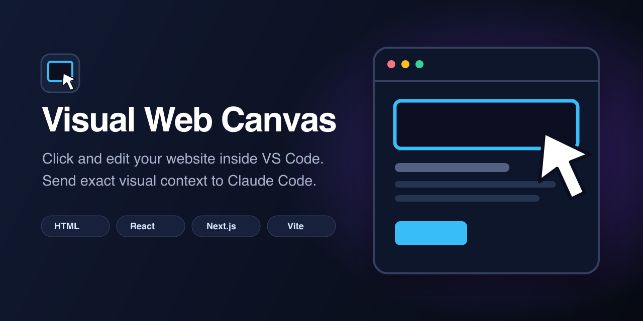 Visual Web Canvas