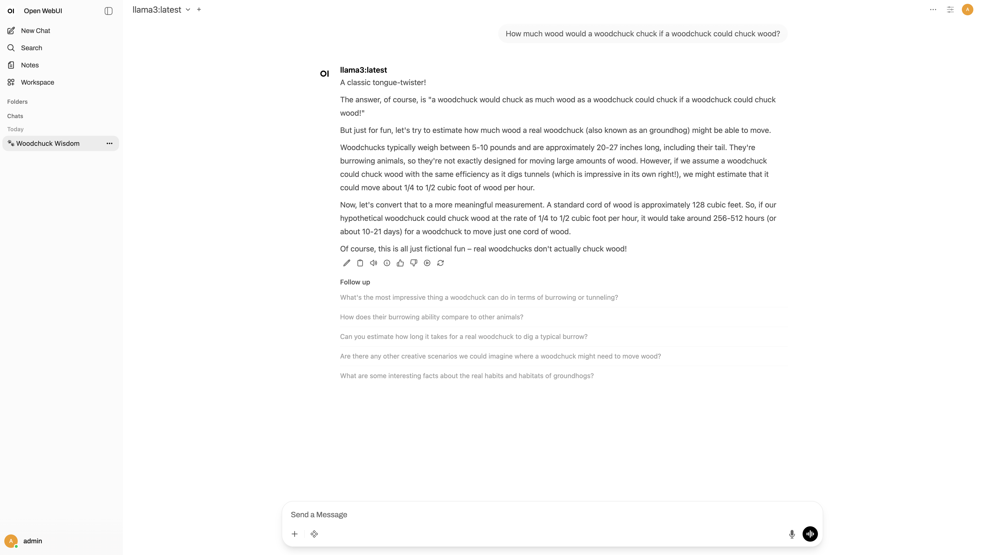 OpenWebUI Example
