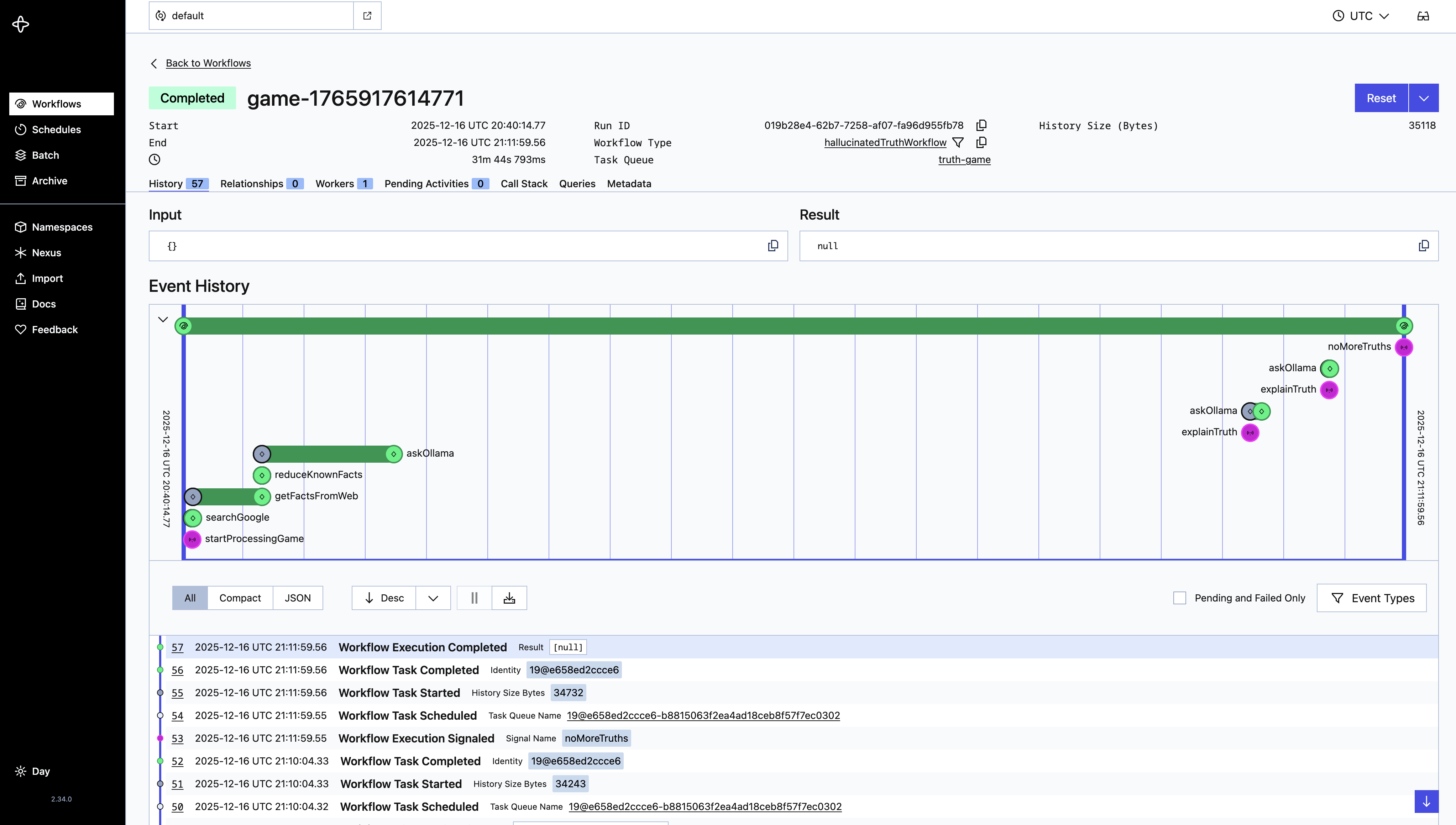 Temporal Workflow