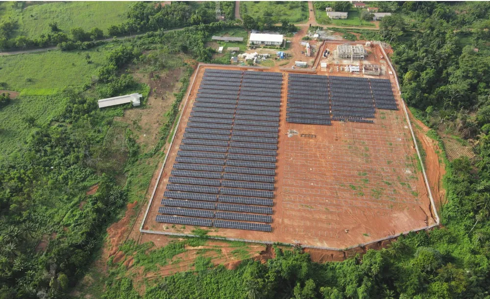 PV array and solar field works.