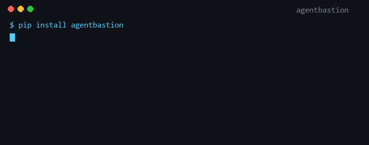 agentbastion blocking a prompt injection