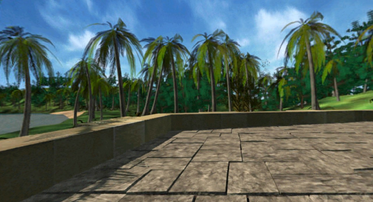 Widescreen: the panorama fills a 16:9 window