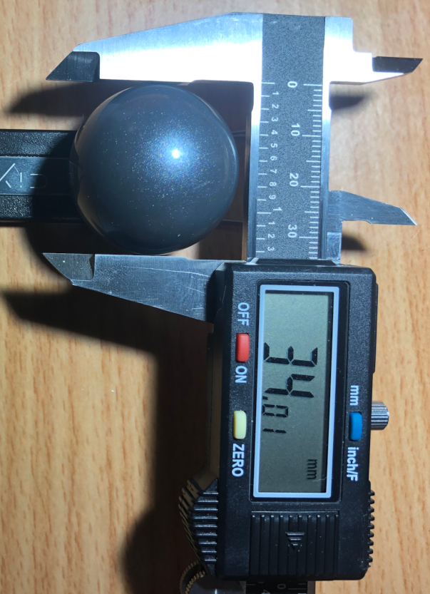 trackball-width measurement