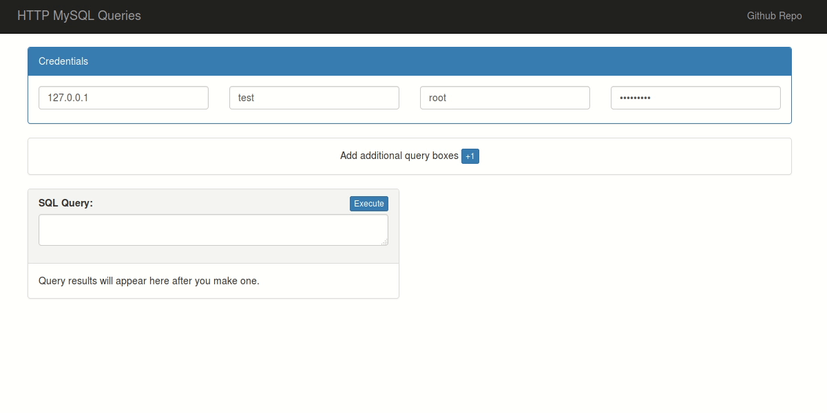 GitHub - rishavanand/http-mysql-queries: Lets you make SQL queries to ...