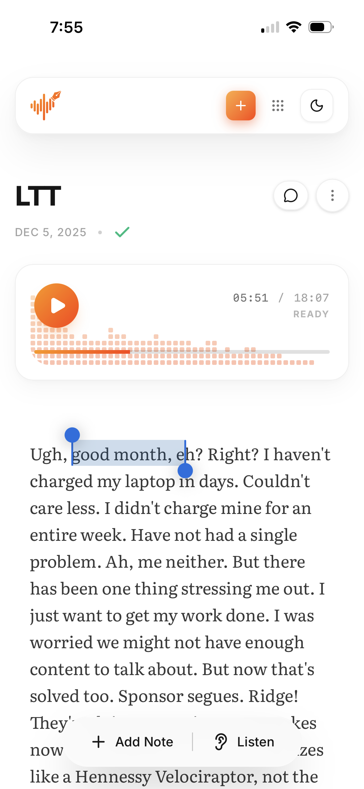 screenshots/transcript-mobile.PNG