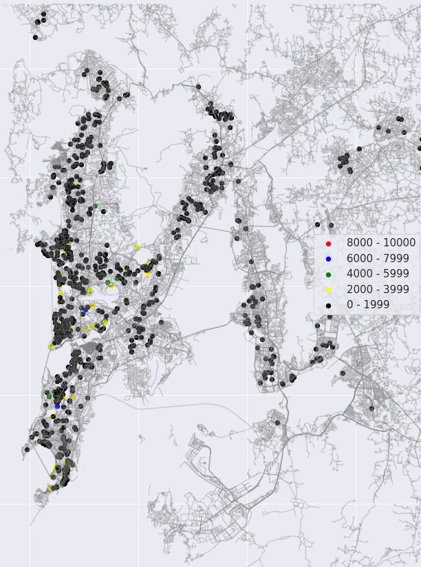 map for cost