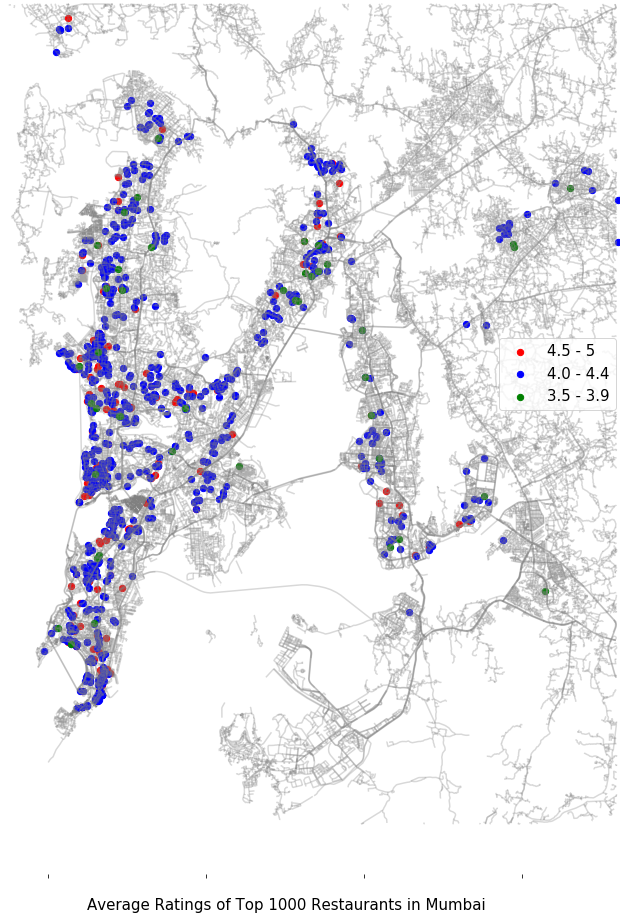 map for avg rating