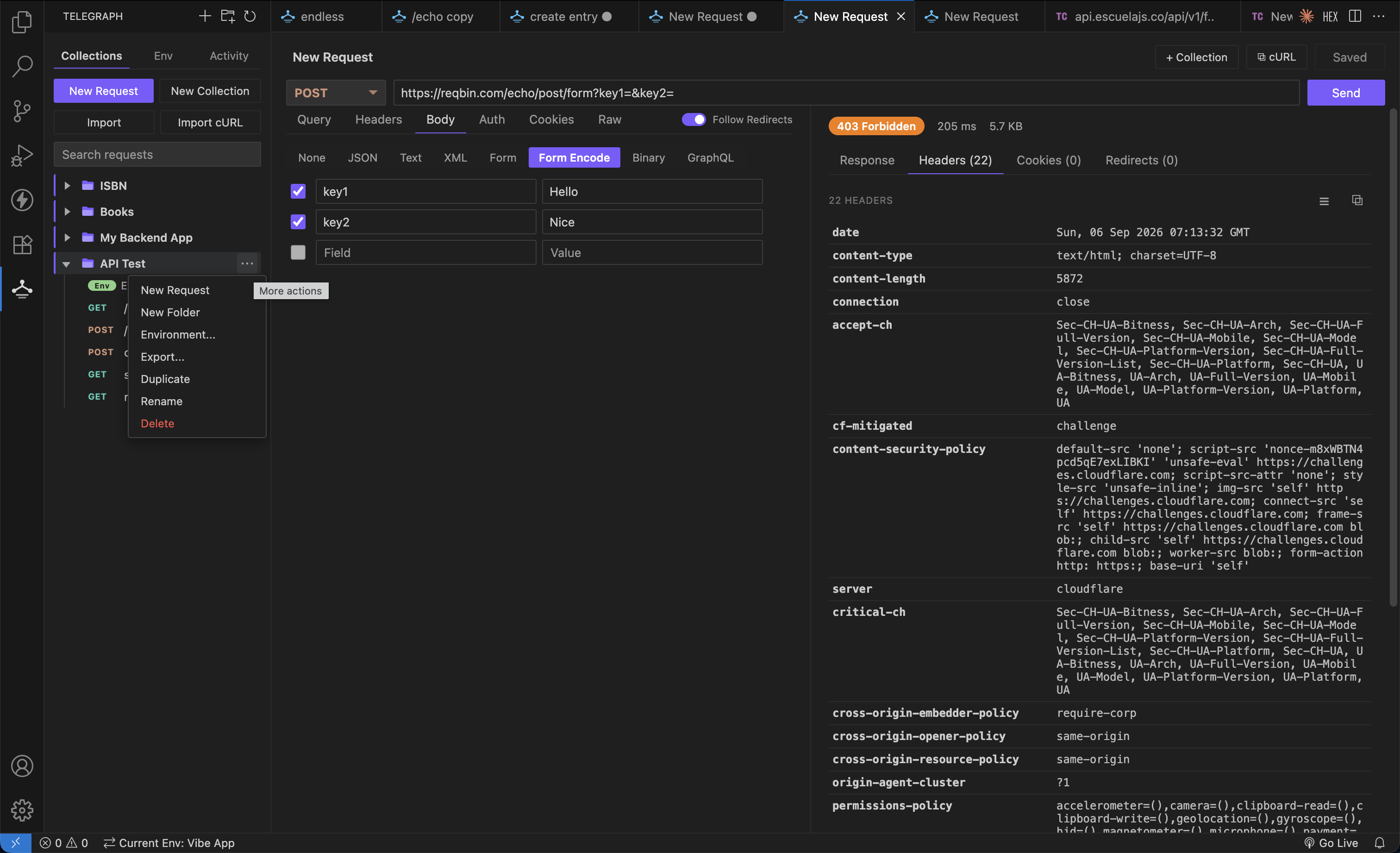 Collection actions