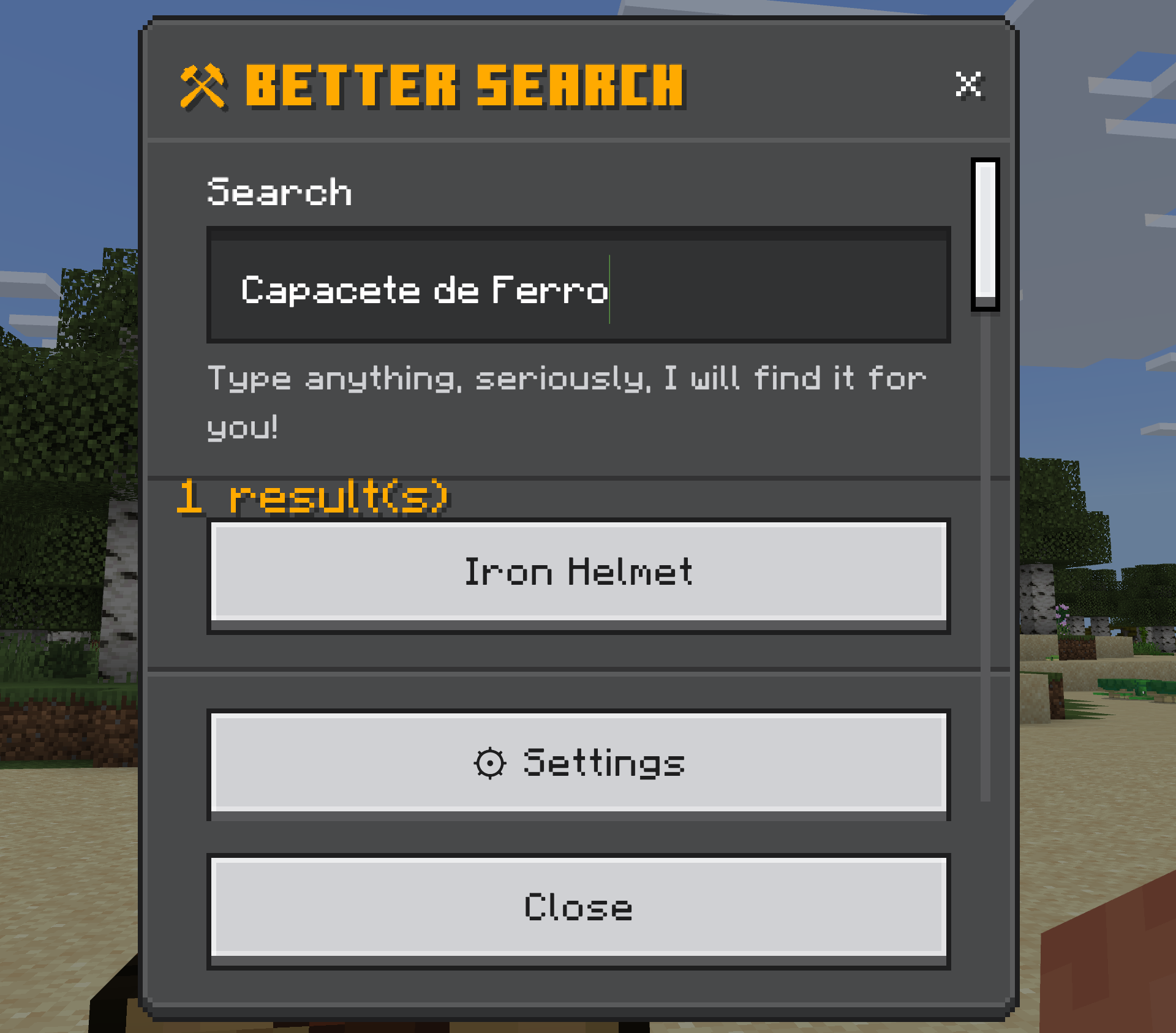 Creative inventory search