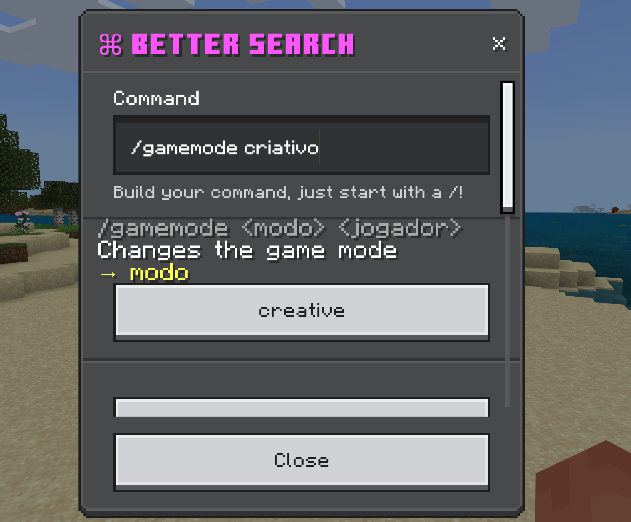 Command builder