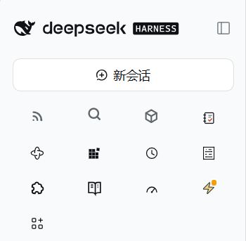 网格显示模式下的侧栏面板列表