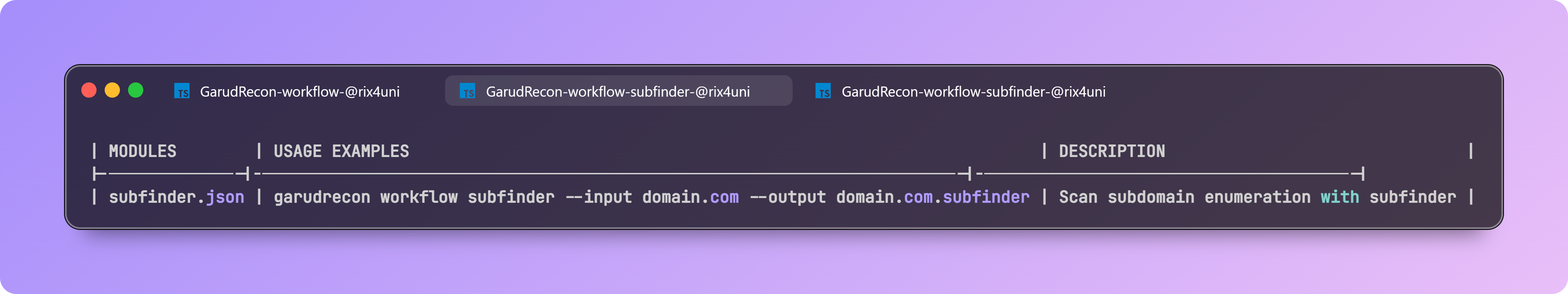 images/output/GarudRecon-workflow-subfinder-@rix4uni.png