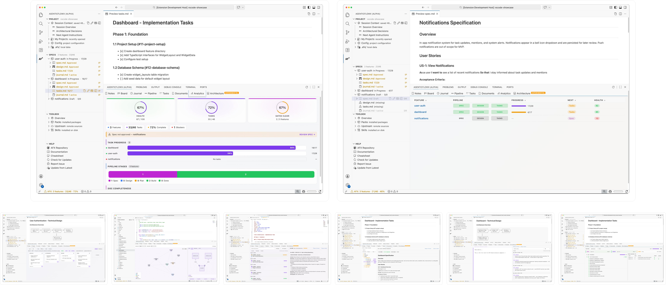 AgenticFlowX VSCode Extension
