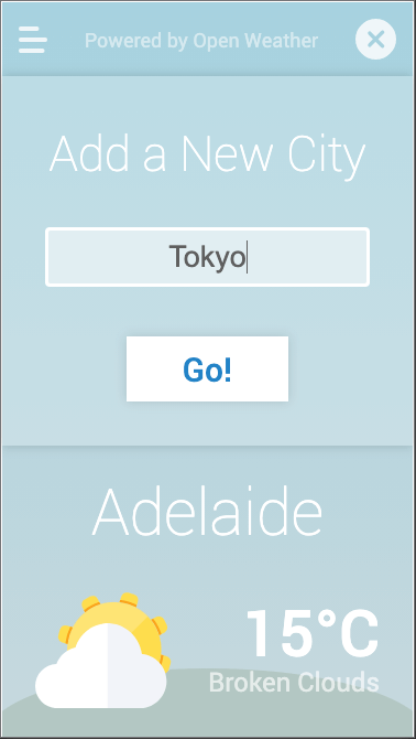 Add a new City